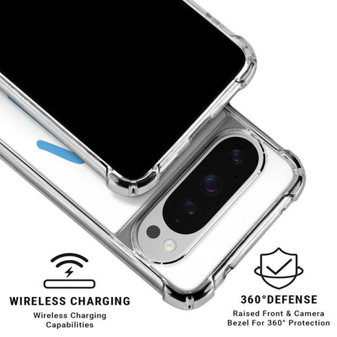 Blue Pride Google Pixel 10 Pro XL Clear Case